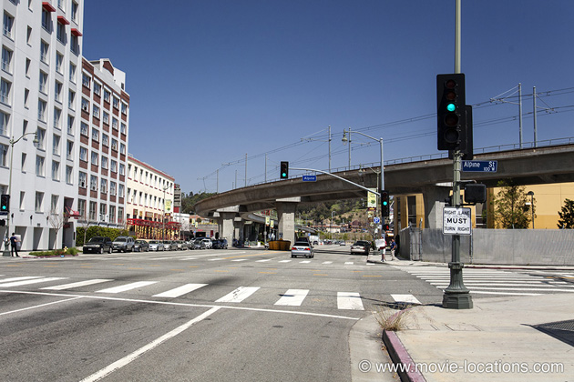 Fast And Furious film location: Alpine Street at Alameda Street, Downtown Los Angeles