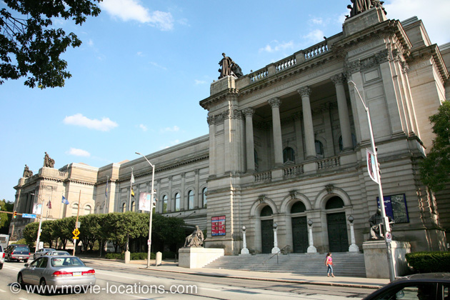 Flashdance filming location: Carnegie Institute, Forbes Avenue, Pittsburgh