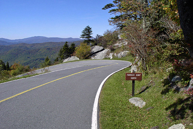 Forrest Gump location: Grandfather Mountain, Linville, North Carolina