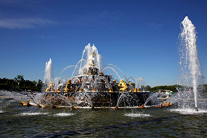 Funny Face film location: Latona Fountain, Versailles, France