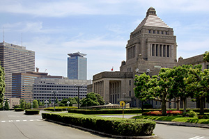 Godzilla filming location: Diet Building, Tokyo