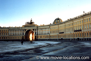 Goldeneye location: Palace Square, St Petersburg, Russia
