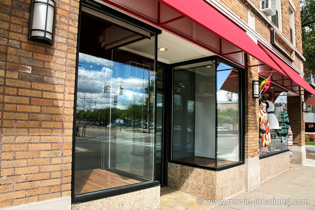 Gran Torino location: Widgren's Barber Shop, West 11 Mile Road, Royal Oak, Detroit