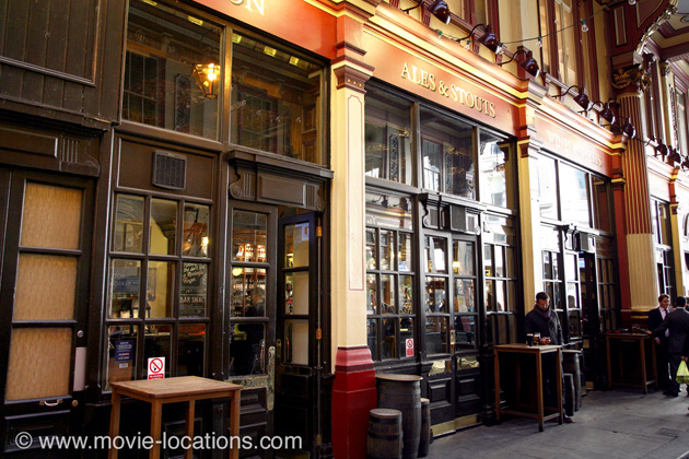 Green Street filming location: New Moon Pub, Leadenhall Market, London EC3