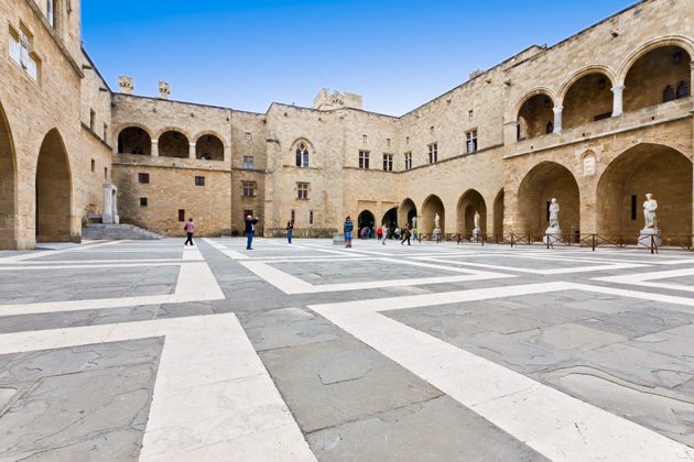 The Guns of Navarone film location: Palace of the Grand Master, Rhodes