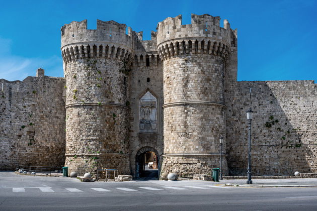 The Guns of Navarone film location: Marine Gate, Rhodes
