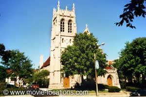 Home Alone location: Grace Episcopal Church, 924 Lake Street, Oak Park, Illinois