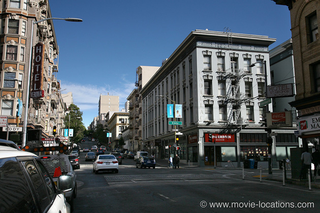 Invasion Of The Body Snatchers filming location: Leavenworth Street at Eddy Street, Tenderloin, San Francisco