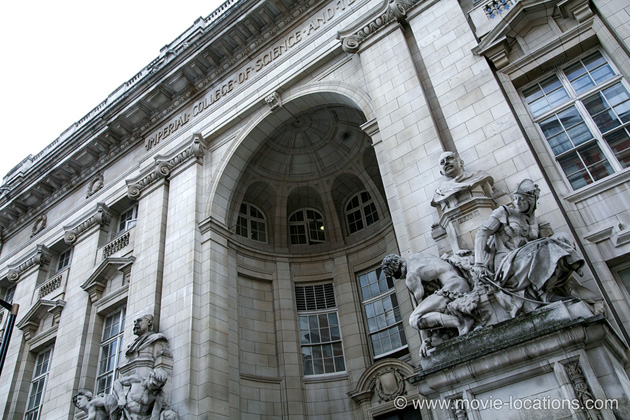 The Ipcress File location: Science Museum Library, Prince Consort Road, South Kensington