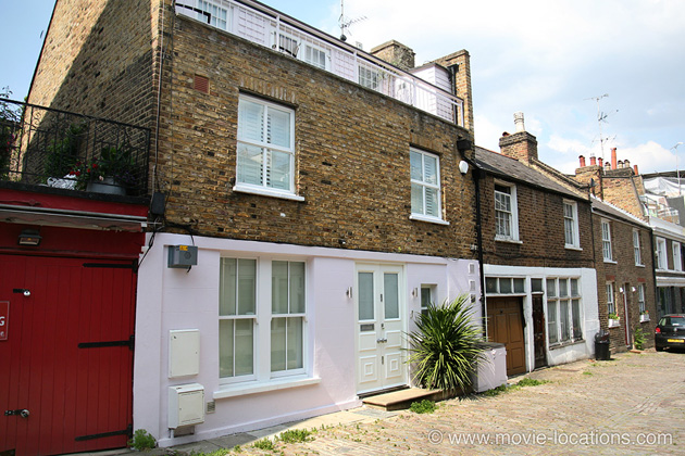 The Italian Job location: Denbigh Close, Notting Hill, London SW11