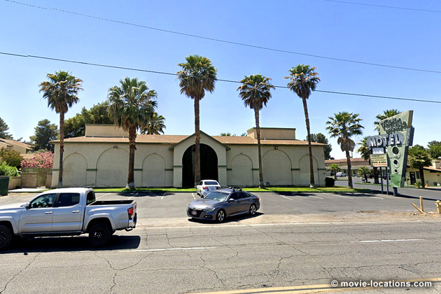 Joy Ride filming location: Town House Motel, Sierra Highway, Lancaster, California