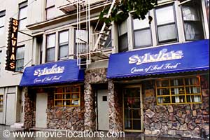 Jungle Fever location: Sylvia's Restaurant, Lenox Avenue, Harlem