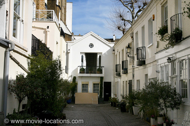 Kingsman: The Secret Service film location: Stanhope Mews South, Gloucester Road, London SW7