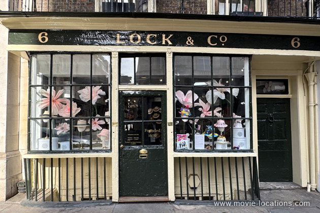 Kingsman: The Secret Service film location: Lock & Co, St James's Street, London W1