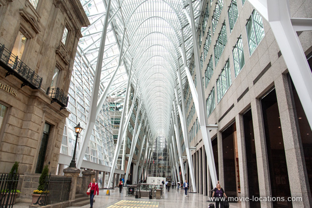 Land Of The Dead film location: Allen Lambert Galleria, Brookfield Place, Toronto, Ontario
