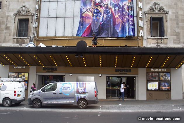 Last Night In Soho filming location: Empire Haymarket Cinema, Haymarket, London SW1