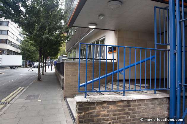 Last Night In Soho filming location: Ramsay Hall, Maple Street, Fitzrovia