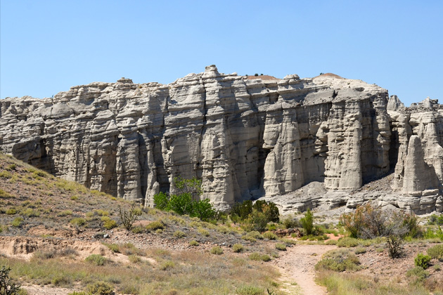 Logan filming location: Plaza Blanca, Abiquiu, New Mexico