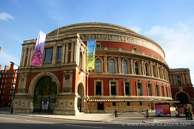 The Man Who Knew Too Much film location: Royal Albert Hall, Kensington Gore, South Kensington, London<