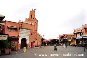 The Man Who Knew Too Much film location: Jemaa el Fna, Marrakech, Morocco<