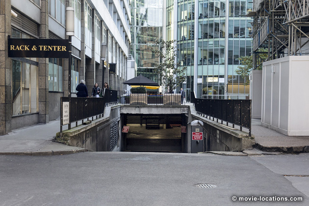 Men In Black International film location: Moorfields, London EC2