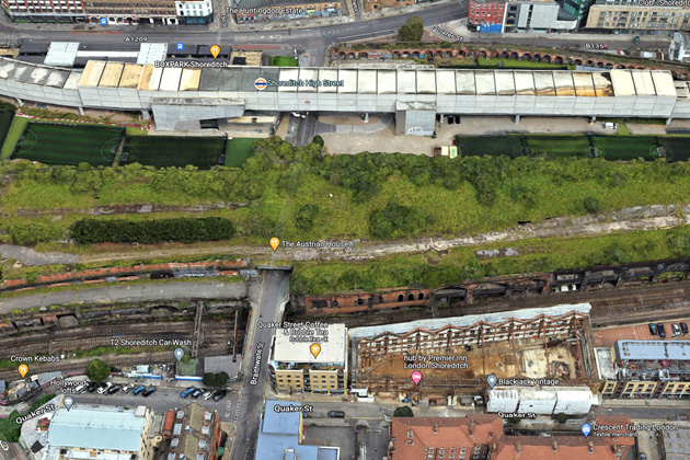 Mission: Impossible – Fallout film location: Bishopsgate Rail Yard