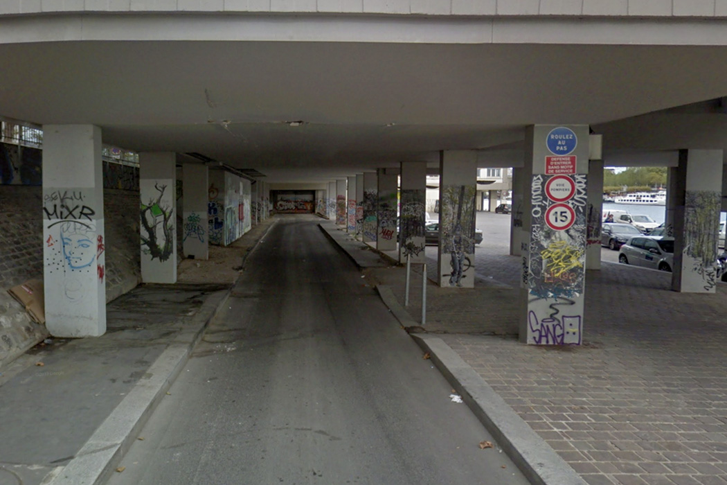 Mission: Impossible – Fallout film location: Quai d'Austerlitz, lower level, Paris