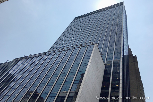 Network filming location: MGM Building, Avenue of the Americas, New York