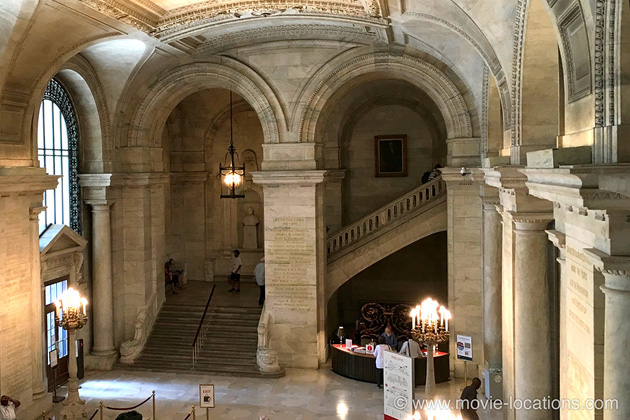 Network filming location: New York Public Library, Fifth Avenue, New York