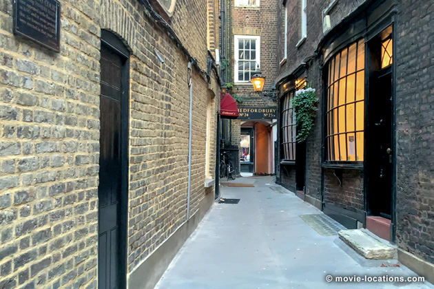 The Naked City film location: Goodwin's Court, London WC2