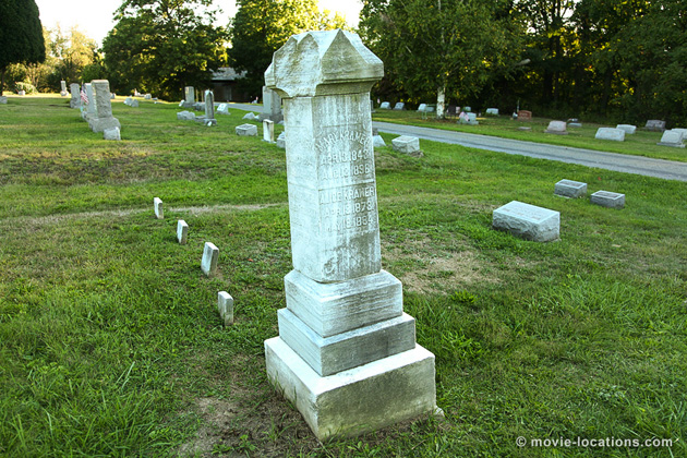 Night of the Living Dead filming location: Evans City Cemetery, Evans City, Pennsylvania