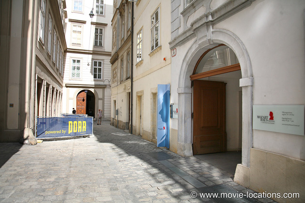 The Night Porter filming location: Mozarthaus, Domgasse, Vienna