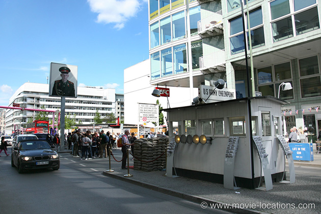 Octopussy filming location: Checkpoint Charlie, Friedrichstrasse, Berlin