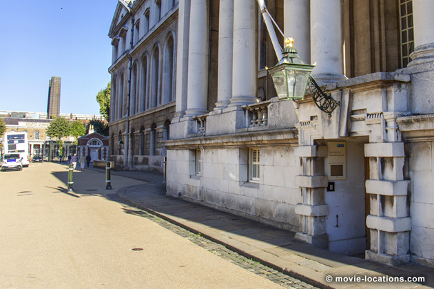 Octopussy filming location: Old Royal Naval College, Greenwich, London SE10