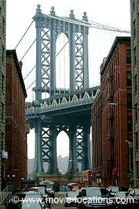 Once Upon a Time In America location: Manhattan Bridge, Water Street at Washington Street, Brooklyn