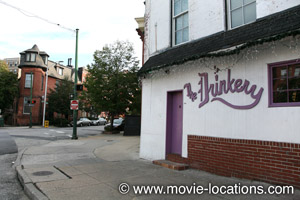 Pink Flamingos filming location: Tyson Street, Baltimore, Maryland