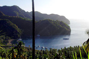 Pirates Of The Caribbean: Curse of the Black Pearl location: Wallilabou Bay, St Vincent