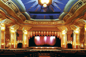 Public Enemies location: The Paramount, East Galena Boulevard, Aurora, Illinois