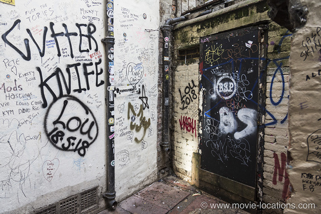 Quadrophenia location: alley by 11 East Street, Brighton