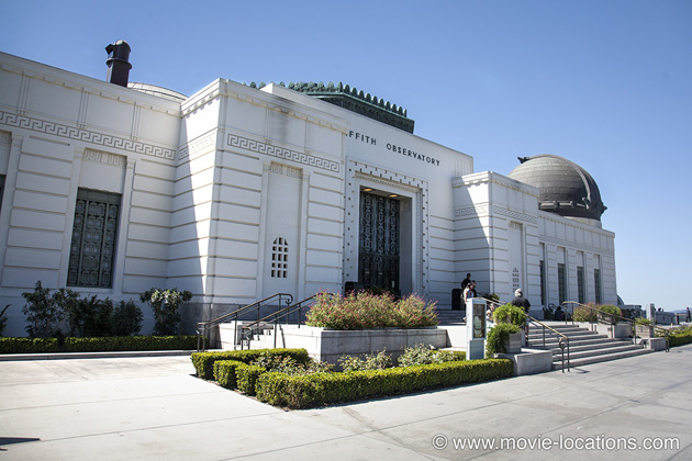 Rebel Without a Cause location: Griffith Observatory, Griffith Park, Los Angeles