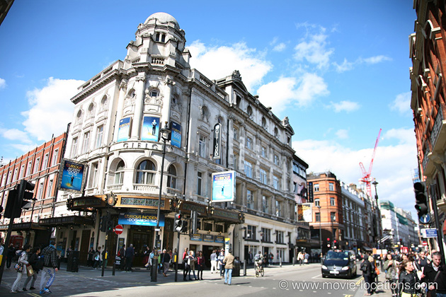 Spooks The Greater Good filming location: Shaftesbury Avenue, London