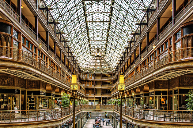 Superman (2025) film location: Cleveland Arcade, Cleveland, Ohio