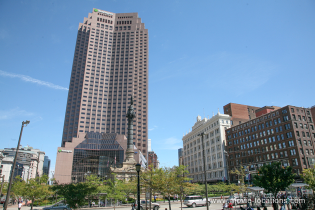 Superman (2025) film location: Public Square, Cleveland