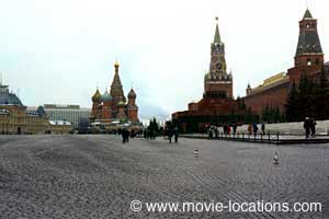 The Saint location: Red Square, Moscow