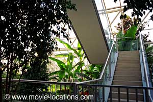 Superman IV: The Quest for Peace location: the old Winter Gardens, Milton Keynes, Buckinghamshire