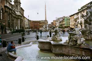 The Talented Mr Ripley film location: Piazza Navona, Rome, Italy