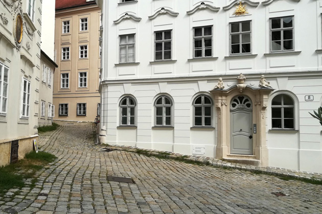 The Third Man filming location: Schreyvogelgasse, Vienna, Austria
