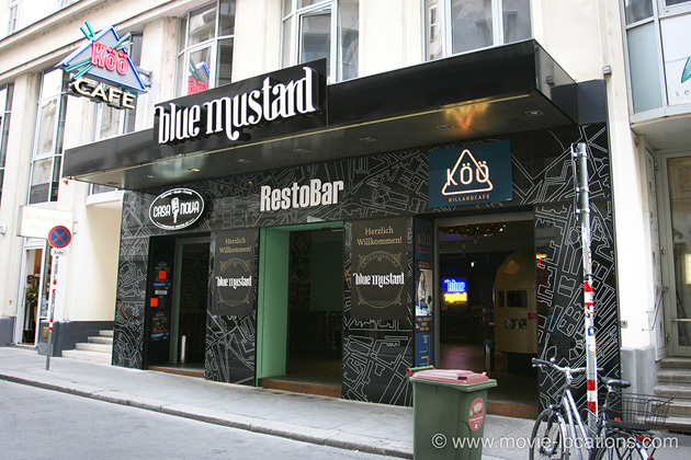 The Third Man filming location: CasaNova / Blue Mustard, Dorotheergasse, Vienna, Austria