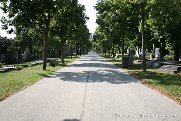 The Third Man filming location: entralfriedhof, Vienna, Austria
