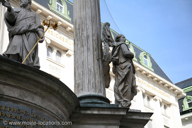 The Third Man filming location: Wedding Fountain, Hoher Market, Vienna, Austria